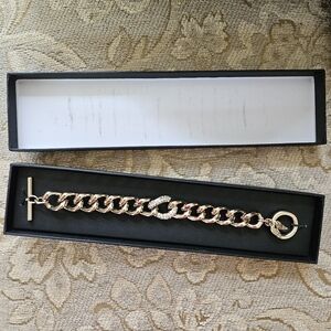 Victoria's Secret Angel Wings Chunky Toggle Close Link Bracelet